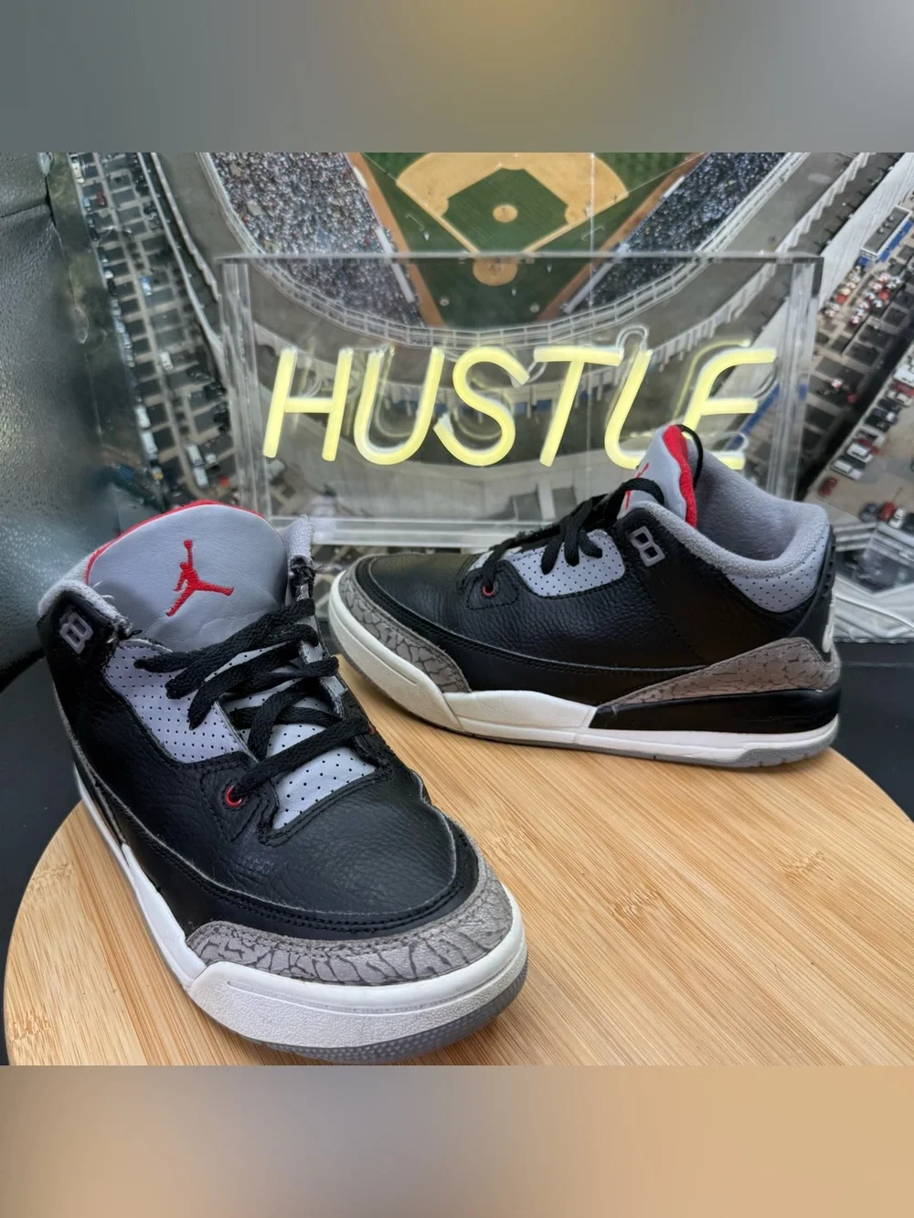 Nike Air Jordan 3 Retro (GS) “Black Cement” Youth Sz 3Y